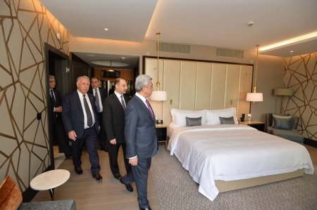Սերժ Սարգսյանը ներկա է գտնվել «Ալեքսանդր» հյուրանոցային համալիրի բացման արարողությանը