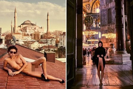 Բելգիացի սկանդալային մոդելը մերկ ֆոտոշարք է արել Թուրքիայի պատմական ու կրոնական վայրերում