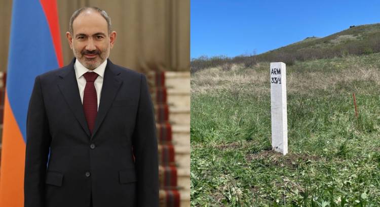 Հայաստան-Ադրբեջան պետական սահմանի Տավուշ-Ղազախ հատվածում տեղադրվեց առաջին սահմանային սյունը․ Փաշինյան